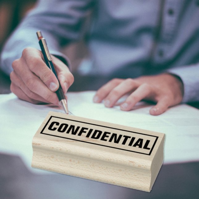 Carimbo De Borracha Prova confidencial do escritório de jogos criminos (Criador carregado)