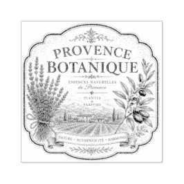 carimbo de borracha provence botânico