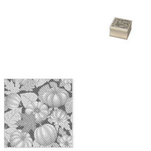 Carimbo De Borracha Pumpkins Patterno do Halloween em Fall Season