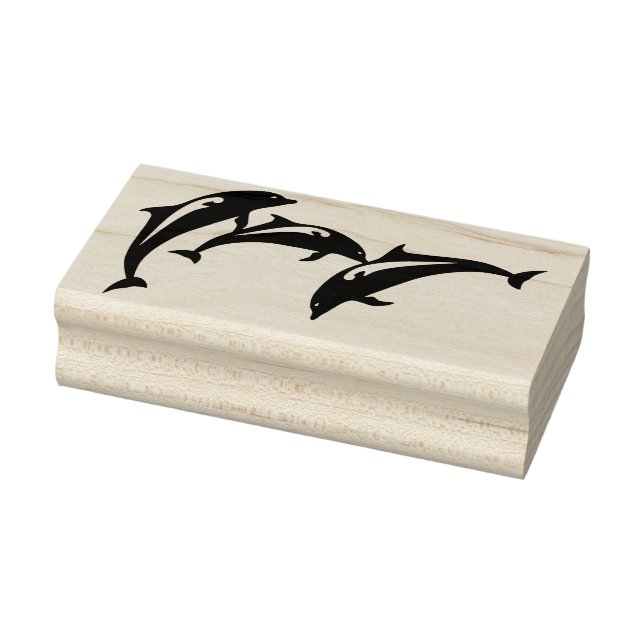 Carimbo De Borracha punhal de golfinhos (Carimbo)