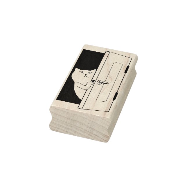 Carimbo De Borracha punho de arte de gato (Carimbo)