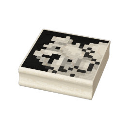 Carimbo De Borracha Puppy begging pixelart, stempel, Pixel Art 