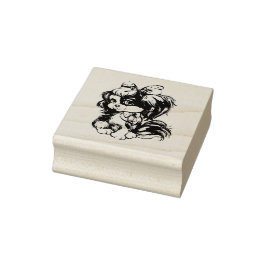 Carimbo De Borracha Puppy Rubber Stamp