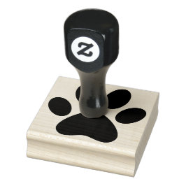 Carimbo De Borracha Pw Imprimir Pet Esquerdo Cão Gato Simples Grande