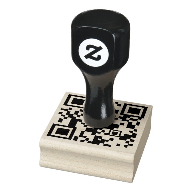 Carimbo De Borracha Qr Code Empresarial Personalizado borracha de trab (Carimbo)