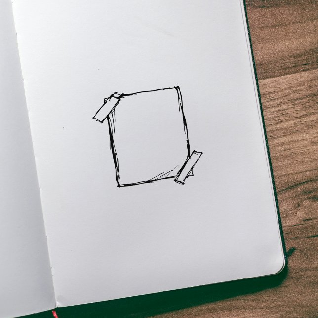 Carimbo De Borracha Quadro de Arte de Linha, Diário (Criador carregado)