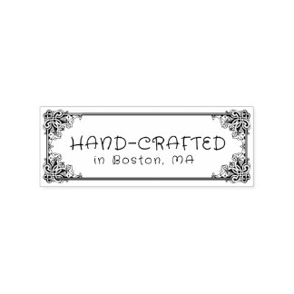 Carimbo De Borracha Quadro de Vintagem Personalizado Criado à Mão