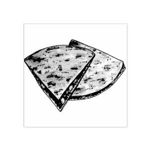 Carimbo De Borracha Queijos Quesadillas Comida mexicana Apetista Queso