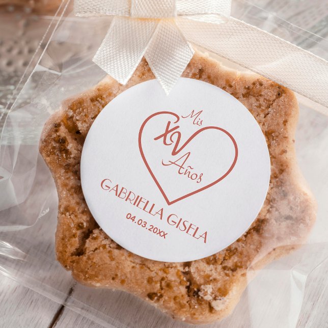 Carimbo De Borracha Quinceañera, Espanha, Rico Moderno Caligrafia (Criador carregado)