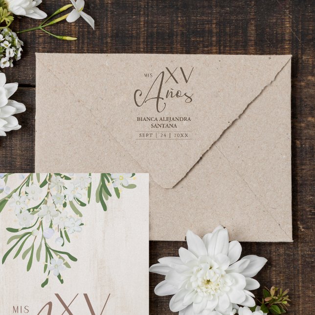 Carimbo De Borracha Quinceañera Tipografia do Rico Russo Espanhol (Criador carregado)