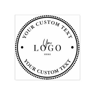 Carimbo De Borracha R Simples Moderno Minimalista Monograma Endereço d