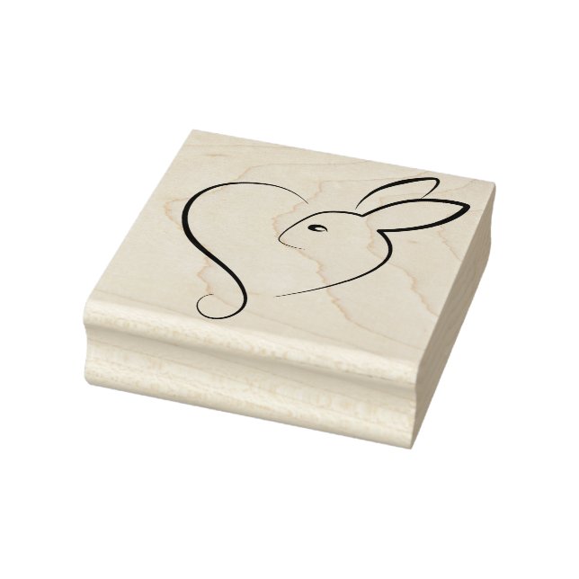 Carimbo De Borracha Rabbit Love (Carimbo)