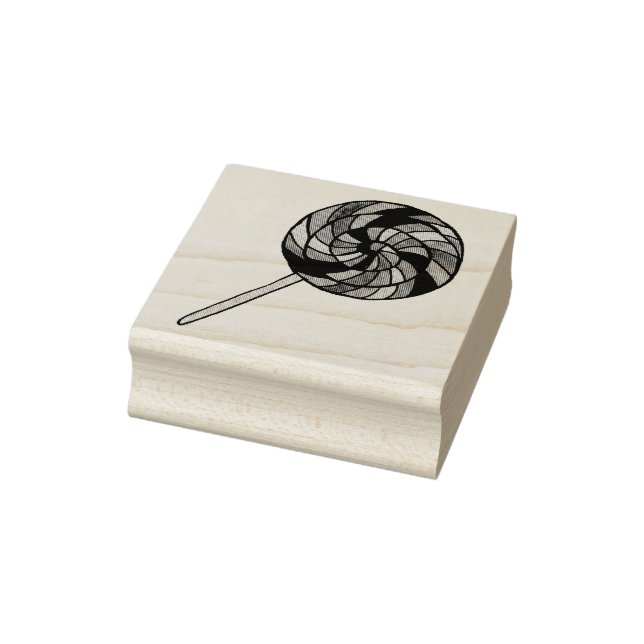 Carimbo De Borracha Rainbow Sweet Shoppe Candy Lollipop Lolly Pop (Carimbo)