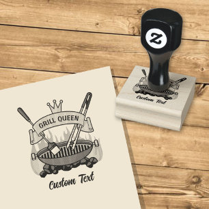 Carimbo De Borracha Rainha Grill