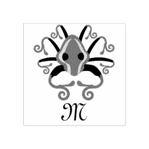 Carimbo De Borracha Rainha Victoria Black Kraken