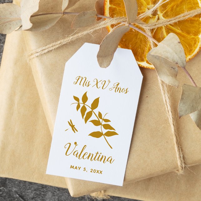 Carimbo De Borracha Rama con Delicada Libelula para Quinceañera (Criador carregado)