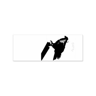 Carimbo De Borracha Raptor Osprey Hawk Thunder_Cove