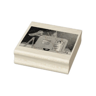 Carimbo De Borracha Reboque de camarote de Natal