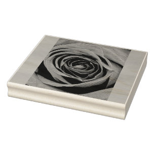 Carimbo De Borracha Red Rosebud