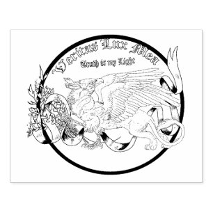 Carimbo De Borracha Regal Griffin