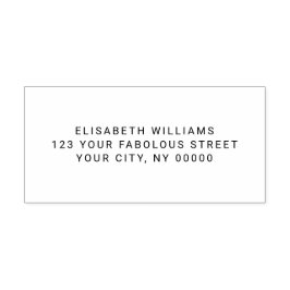 Carimbo De Borracha Retornar endereço ou texto