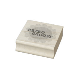 Carimbo De Borracha Retro Groove Rubber Stamp