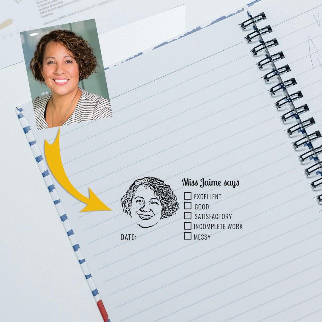 Carimbo De Borracha Revisão Personalizada do Professor de Fotografia (Criador carregado)