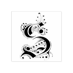 Carimbo De Borracha Rico - Letra S