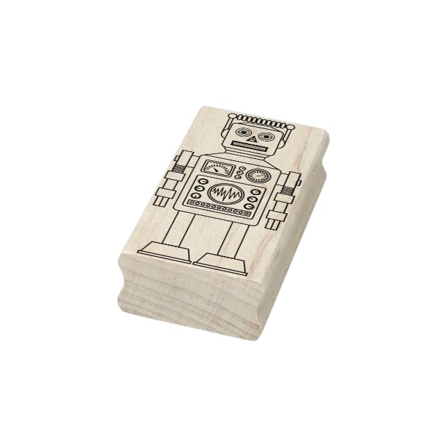 Carimbo De Borracha Robot 200423(03) (Carimbo)