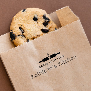 Carimbo De Borracha Rolo de Massa Caseiro Feito com Amor