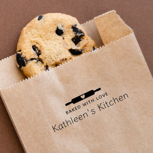 Carimbo De Borracha Rolo de Massa Caseiro Feito com Amor