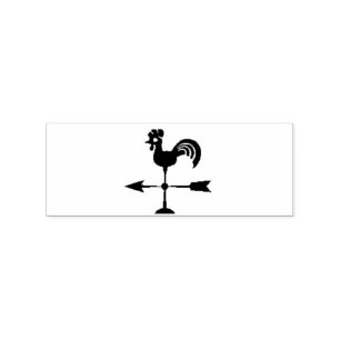Carimbo De Borracha Rooster Weathervane