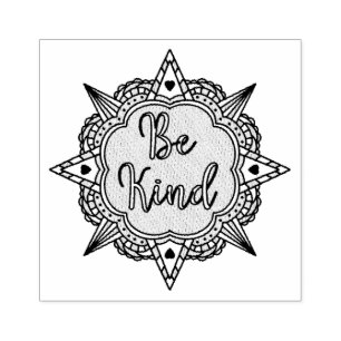 Carimbo De Borracha Rosa e Mint Verde Sejam Bonitos