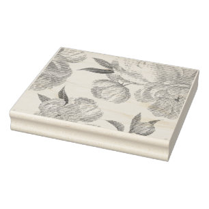 Carimbo De Borracha Rosas bonitas