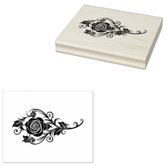 Carimbo De Borracha Rose