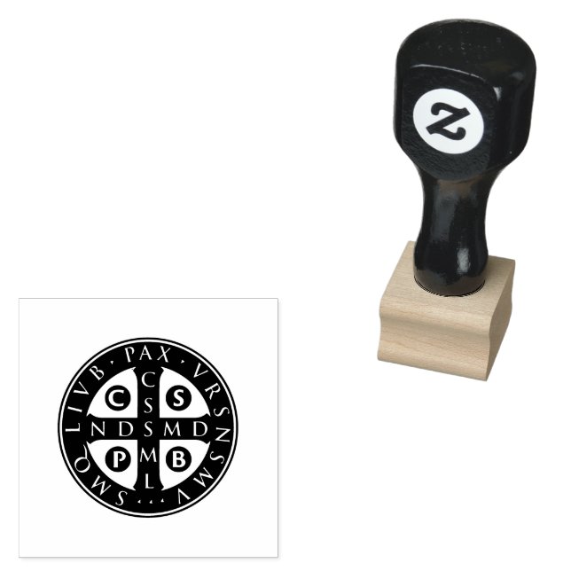 Carimbo De Borracha Rua da Medalha Benedict (Carimbado)