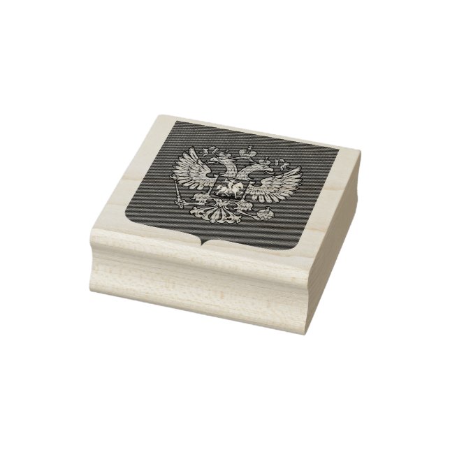Carimbo De Borracha Russia Coat of Arms Rubber Stamp (Carimbo)