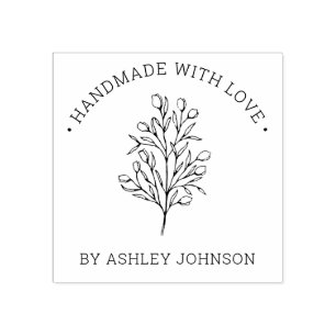 Carimbo De Borracha Russo Personalizado Feito À Mão Com Amor