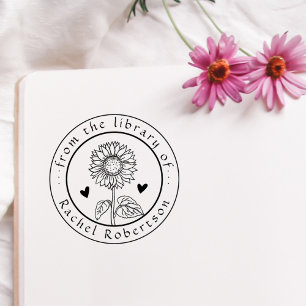 Carimbo De Borracha Rustic from the LIbrary of Custom Sunflower Book