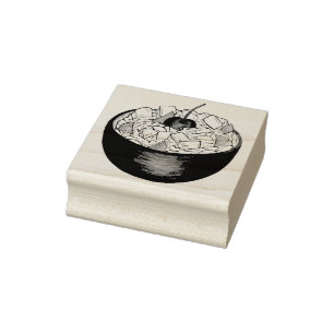 Carimbo De Borracha Salada de Fruta de marshmallow, no Sul da Ambrosia