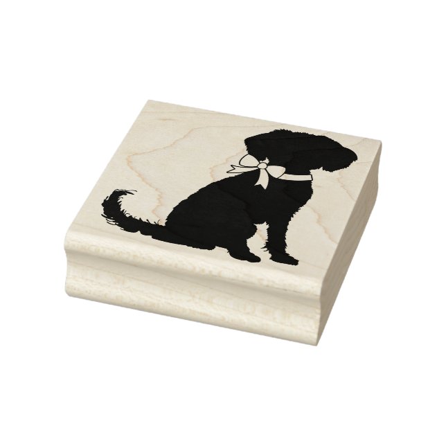 Carimbo De Borracha Schnoodle Dog Puppy (Carimbo)