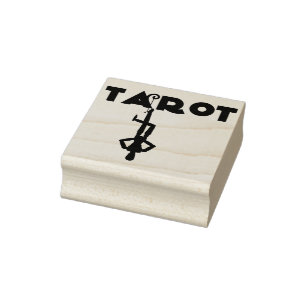 Carimbo De Borracha selo da arte do hangman do tarot