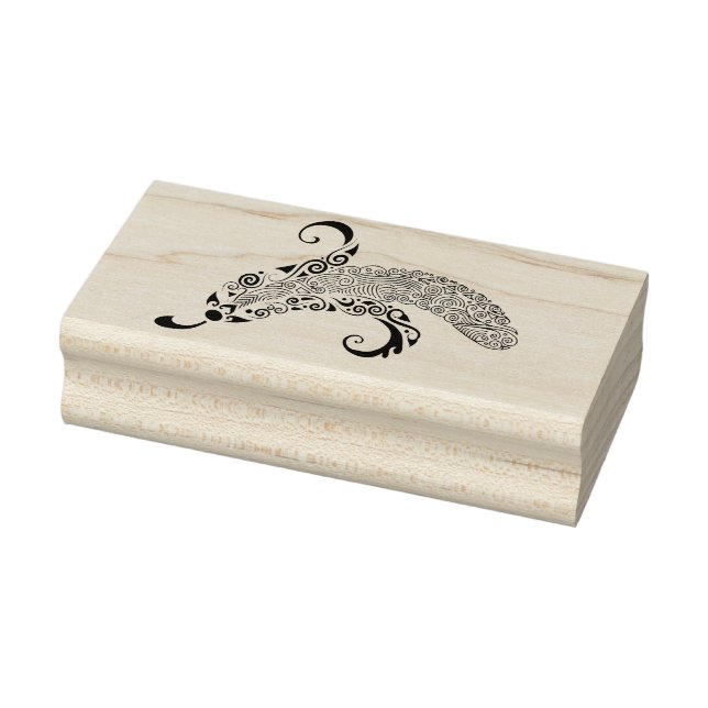 Carimbo De Borracha selo de arte da banana de rolagem (Carimbo)