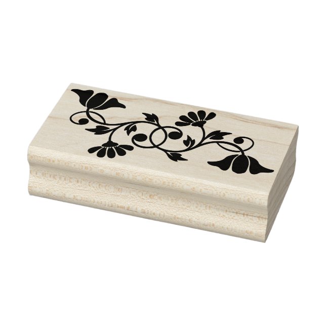 Carimbo De Borracha selo de arte da floricultura (Carimbo)