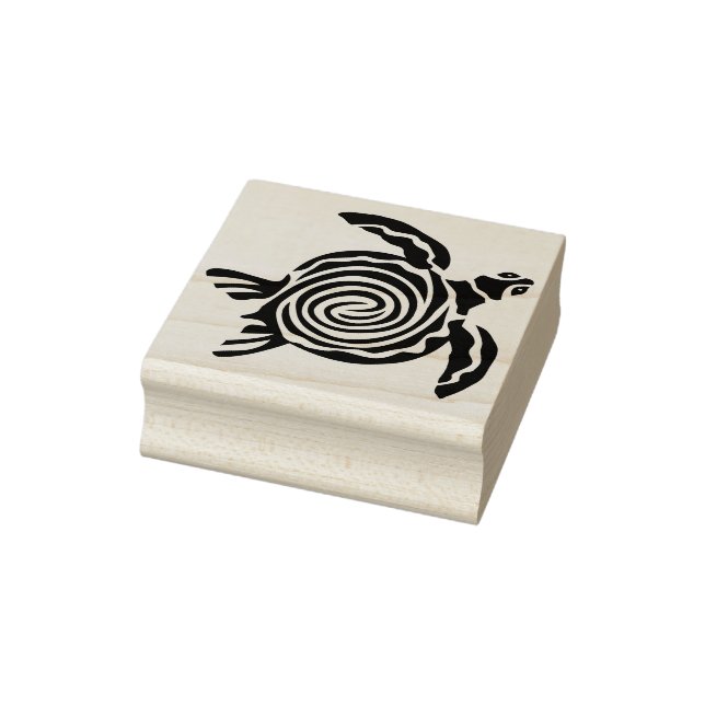 Carimbo De Borracha selo de arte da tartaruga marinha (Carimbo)