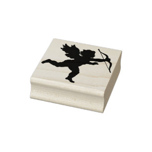 Carimbo De Borracha selo de arte de anjo cupido