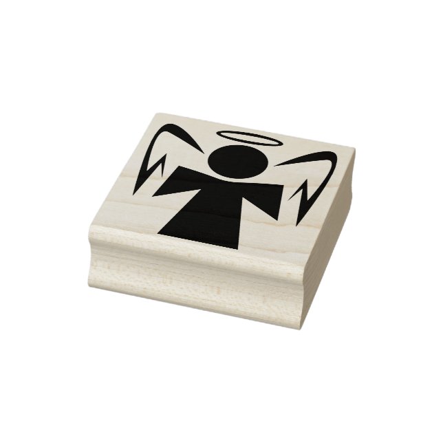 Carimbo De Borracha selo de arte de anjo moderno (Carimbo)