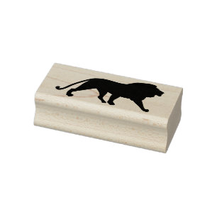 Carimbo De Borracha selo de arte de leão