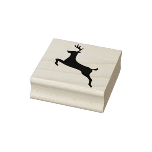 Carimbo De Borracha selo de arte de renas