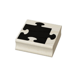 Carimbo De Borracha selo de arte quebra-cabeça